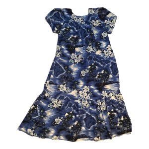Vintage KY's International Hawaiian Islands Hawaii Floral Dress Size small